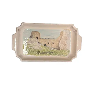 Vassoietto raffigurante il Castello di Pietrapertosa