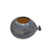 Palloncino a forma di vaso – contenitore di piantine mono colore (versione grigio-azzurra con uccellino) - foto 1